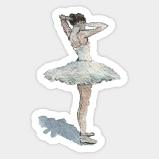 Ballerina in Swan lake Sticker